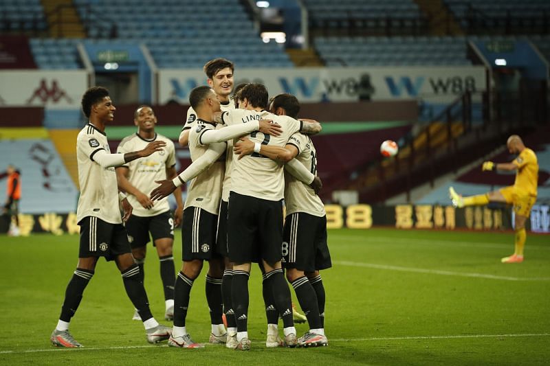 Manchester United delivered a dominant display to win at Villa Park