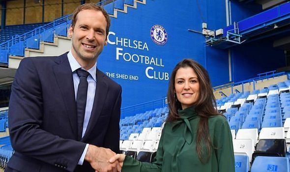 EPL legend Petr Cech joined Lampard and co. as the club&#039;s technical advisor
