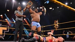 WWE NXT रिजल्ट्स: 145 किलो के डबल चैंपियन ने अपने खिताब को बचाया
