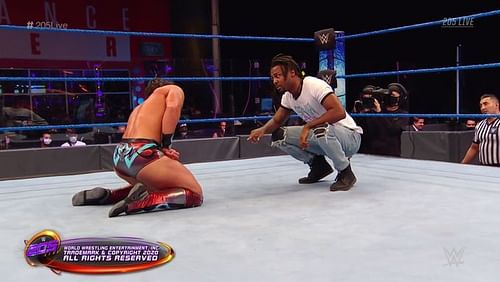What is going on with Isaiah "Swerve" Scott and Tony Nese?