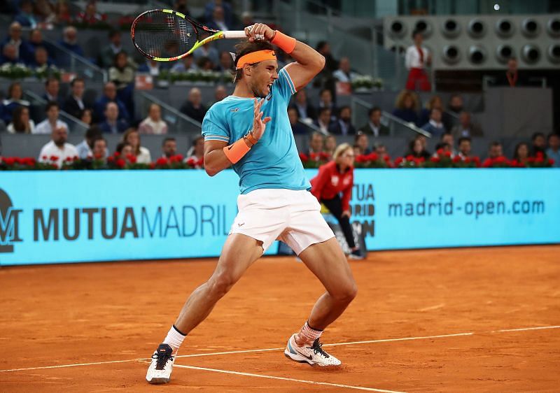 Rafael Nadal at the Madrid Masters 2019