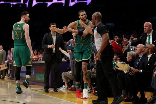 Boston Celtics v Los Angeles Lakers