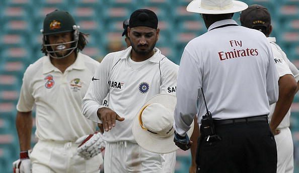 Harbhajan and Symonds were involved in an ugly controversy