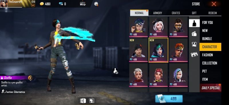 All Free Fire Characters Full List Of Agents In The Game In 2020