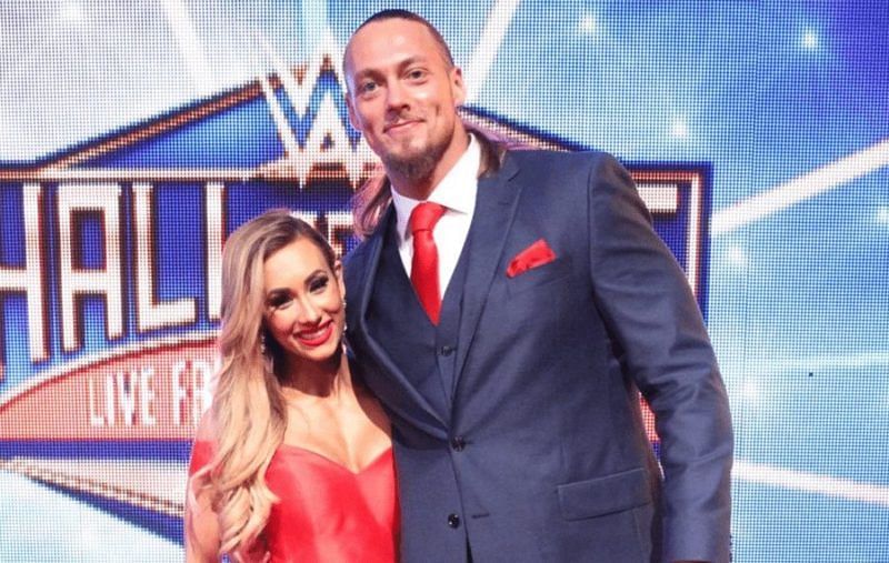 Carmella and Big Cass at WWE Hall of Fame