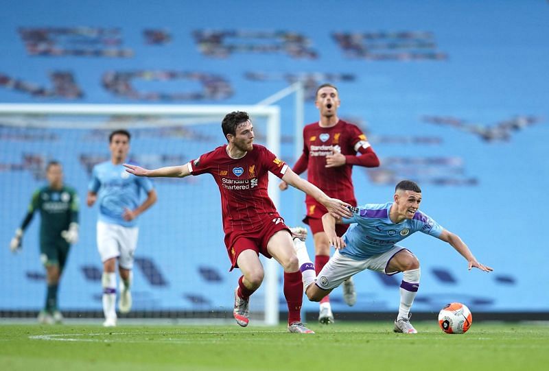 Andrew Robertson had a night to forget against Manchester City