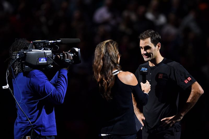 Roger Federer claims that he is the most interviewed athlete