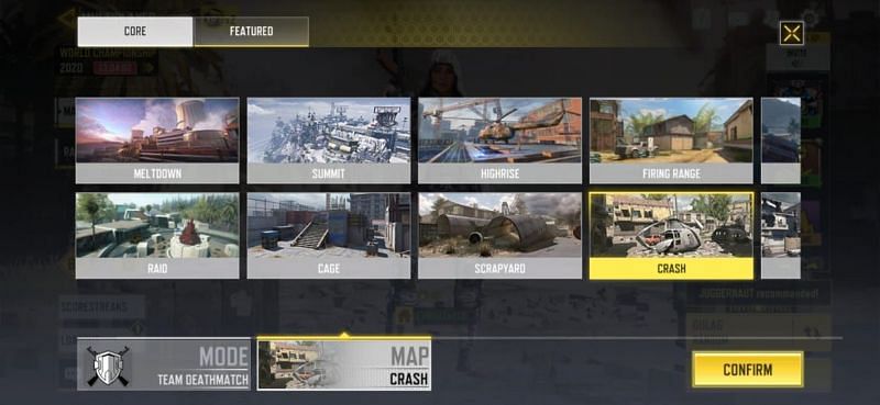 Some of the maps in the Team Death Match mode