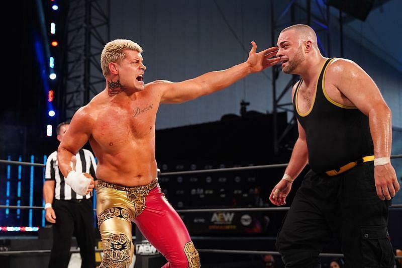 Cody Rhodes and Eddie Kingston faced each other in an AEW TNT Championship Match