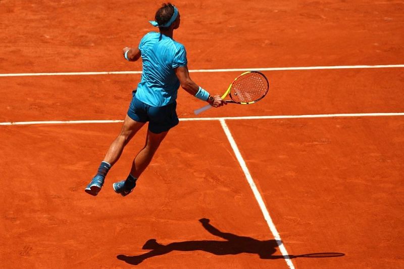 There are very few things Rafael Nadal loves more than a hot sunny day on clay