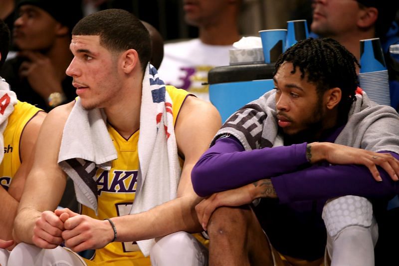 The Lakers traded Ball (left) and Ingram (right) as well as a host of draft picks for Anthony Davis.