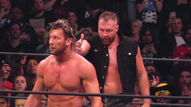 Kenny Omega&#039;s (left) backstage plans in AEW have been revealed