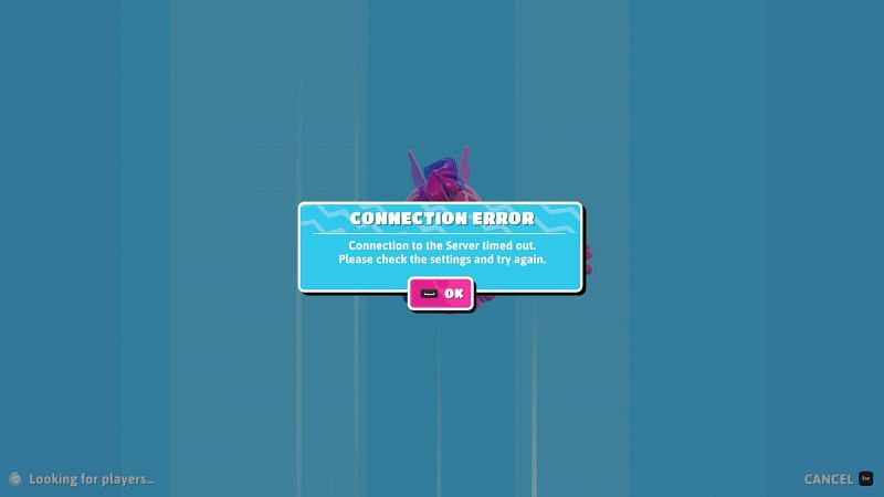 Fall Guys connection error on PC (Image Credit: Spiel Times, Mediatonic)