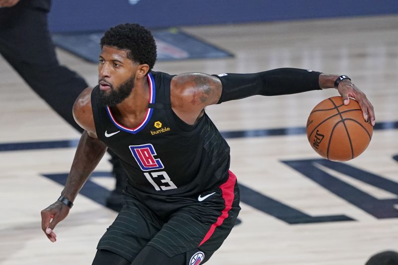 Paul George went scoreless in the first half for the LA Clippers