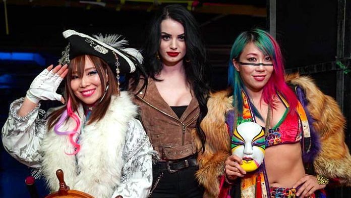 Paige managing the Kabuki Warriors