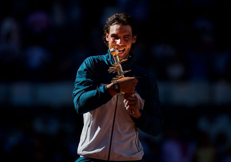 Rafael Nadal at the 2013 Mutua Madrid Open