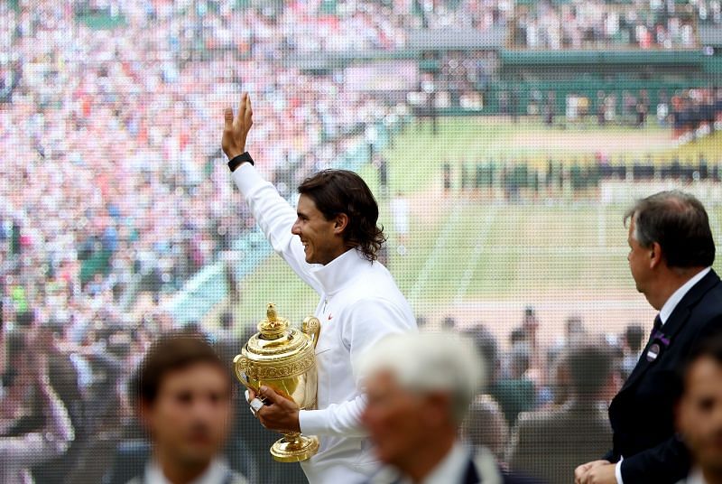 &nbsp;Rafael Nadal won his second Wimbledon title in 2010