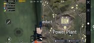 Power Plant location on the map