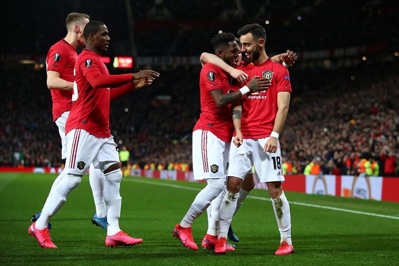 Manchester United face FC Copenhagen in the UEFA Europa League quarter-finals in Cologne.