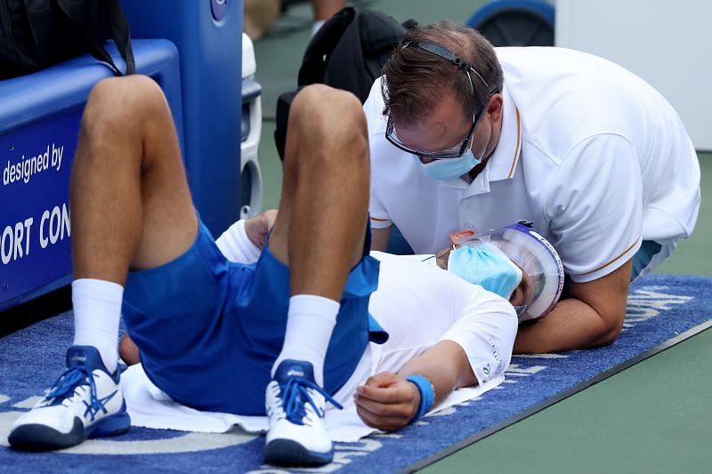 Novak Djokovic overcame an injury in his win over Roberto Bautista Agut