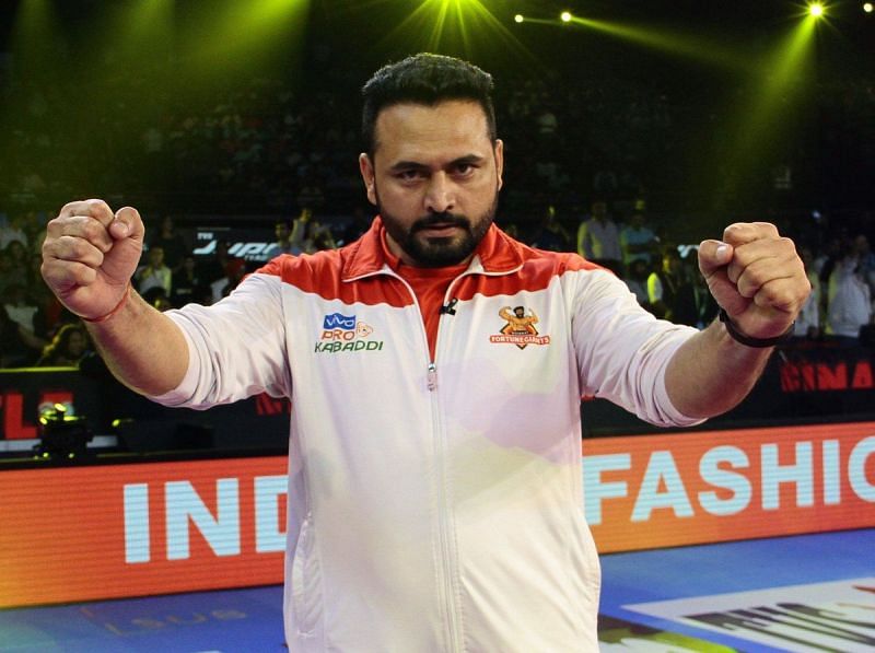 Manpreet Singh is the head coach of the Gujarat Fortunegiants in the Pro Kabaddi League