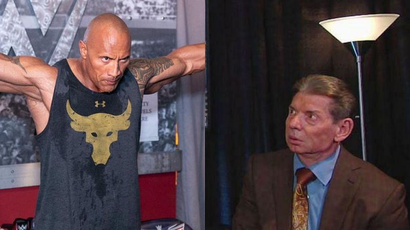 The Rock and Vince McMahon.