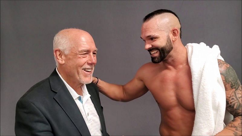 AEW star Shawn Spears with Tully Blanchard