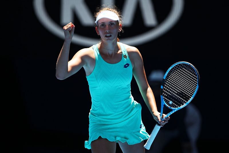 Elise Mertens at the 2018 Australian Open
