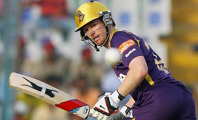 Eoin Morgan has 854 runs in 52 IPL matches. Credits: Indian Express