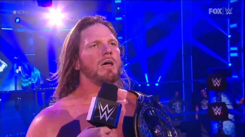 AJ Styles will defend the WWE Intercontinental Championship this Friday night on SmackDown