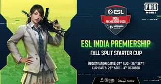 PUBG Mobile: ESL India Premiership 2020 Fall Split start date and registration details revealed