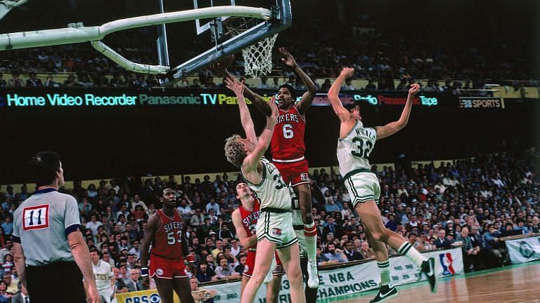 Boston Celtics vs Philadelphia 76ers 1981 [Credits: Sports Illustrated]