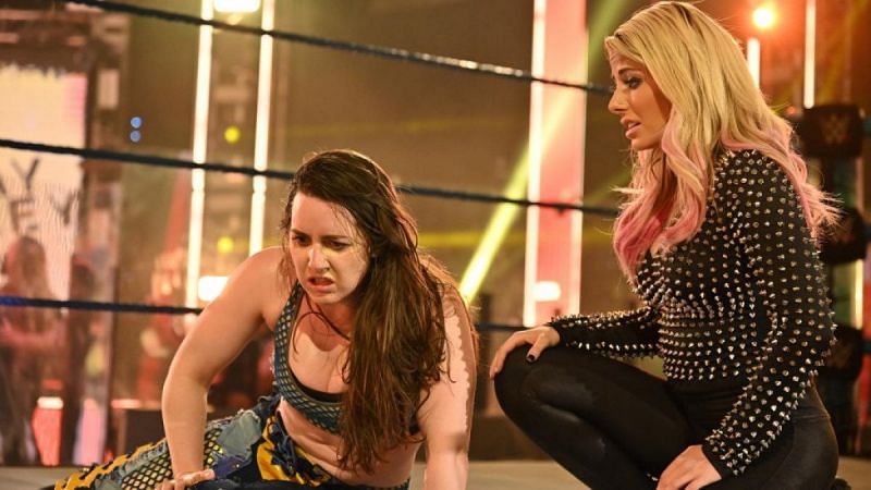 Alexa Bliss attempted to console her friend Nikki Cross after her most recent defeat at the hands of Bayley