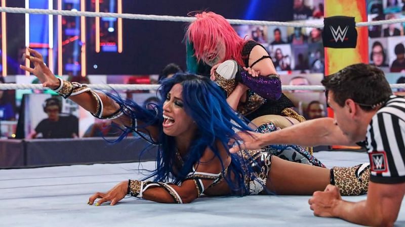 Sasha Banks lost her title to Asuka at SummerSlam