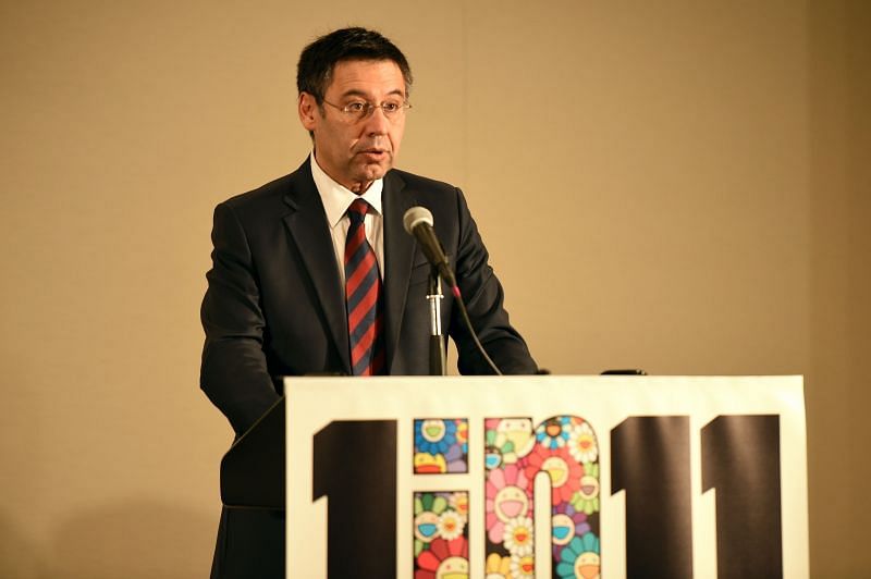 Barcelona president Josep Maria Bartomeu has addressed Ousmane Dembele&#039;s future at the club