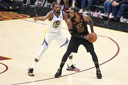 "That's crazy" - Kevin Durant in disbelief after a fan proclaims LeBron James as the NBA G.O.A.T.