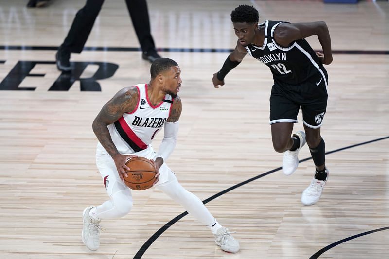 Damian Lillard and Caris LeVert went at it all night