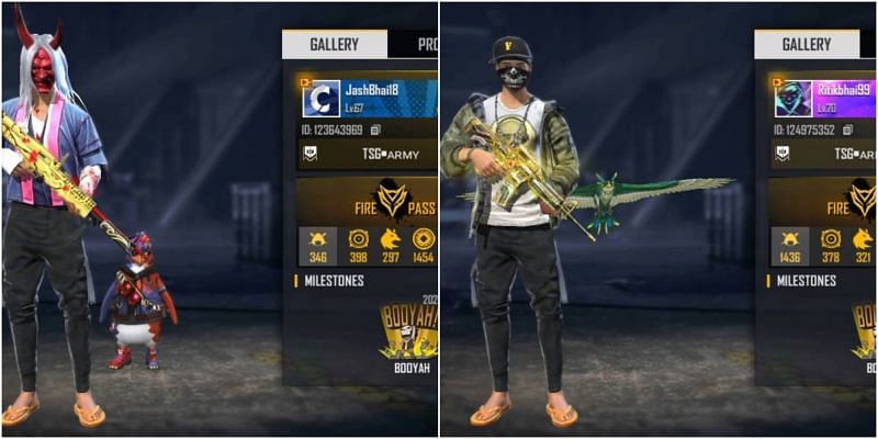 Two-Side Gamers&#039; Free Fire ID, stats, K/D ratio and more