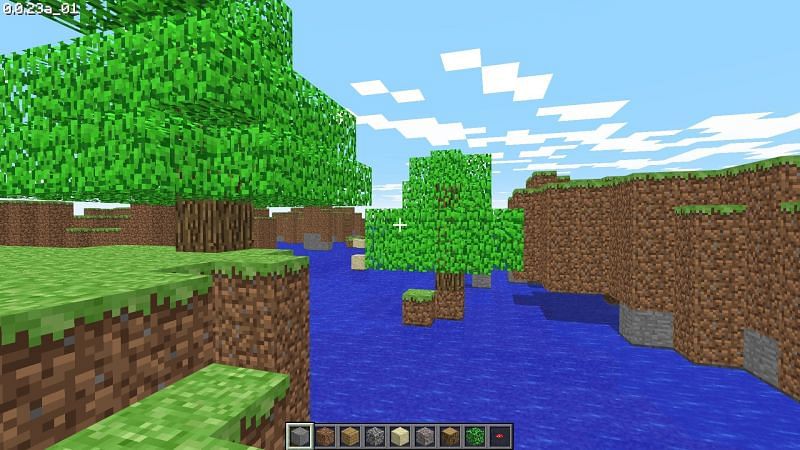 Minecraft Classic on Google Chrome