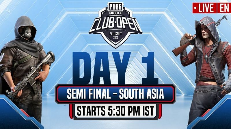 PUBG Mobile Club Open Fall Split South Asia 2020 (Image Credits: PUBG Mobile Esports)