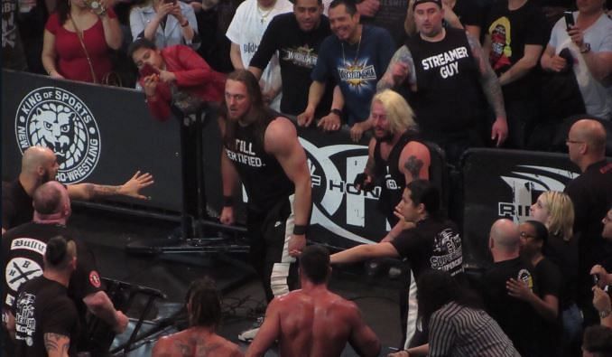 Enzo Amore and Big Cass invaded the G1 Supercard