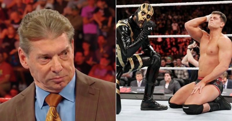 Vince McMahon; Goldust and Cody Rhodes