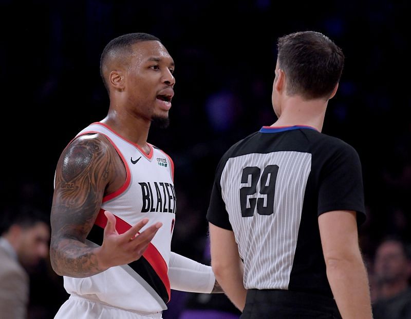 Damian Lillard has involved himself in an ugly spat with Skip Bayless