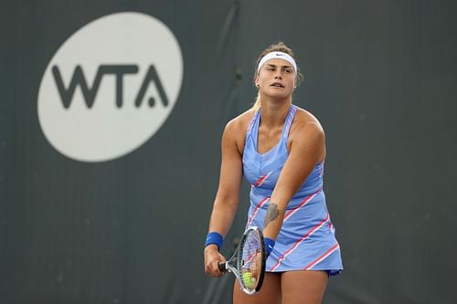 Aryna Sabalenka at the 2020 Top Seed Open