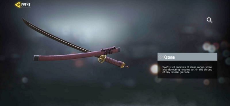 Katana in COD Mobile