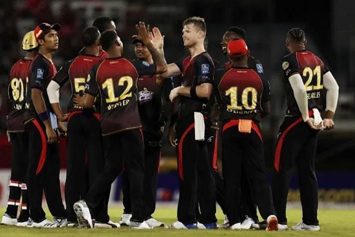 Players from Trinbago Knight Riders in 2019