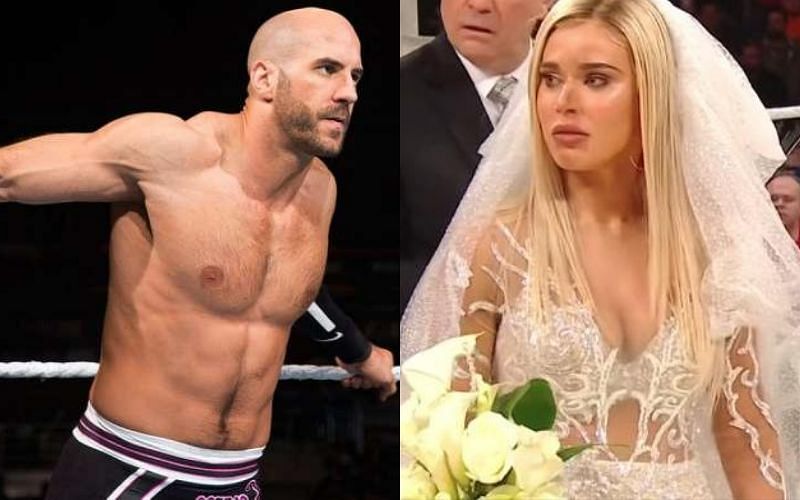 Lana was not happy with Cesaro