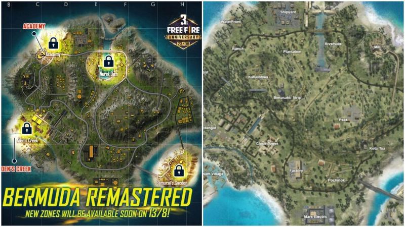 Garena Free Fire Reveals Two New Locations Coming To Bermuda Map