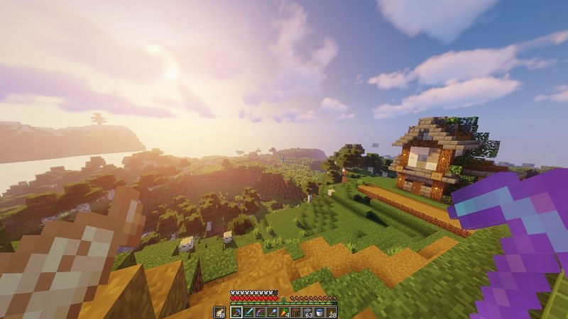 Minecraft with Optifine HD (Image credits: Reddit)