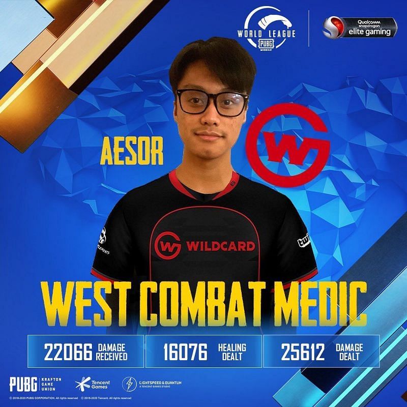 Aesor was the best combat medic (Image Credits: PUBG Mobile Esports | Insta)